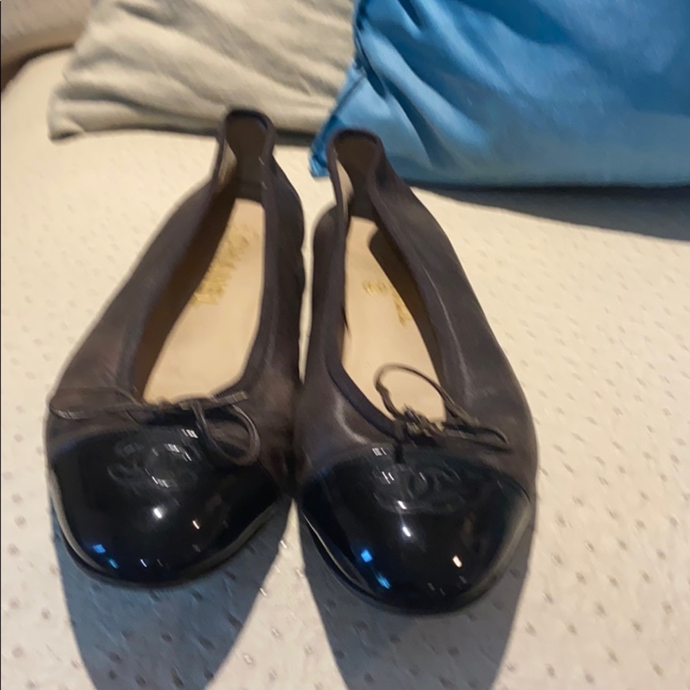 Chanel flats , brown and black size 39.5 - Picture 10 of 12